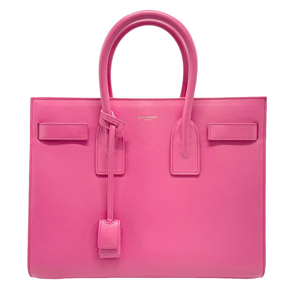 Saint Laurent 2way Shoulder Bag Sac de Jour Leather Pink